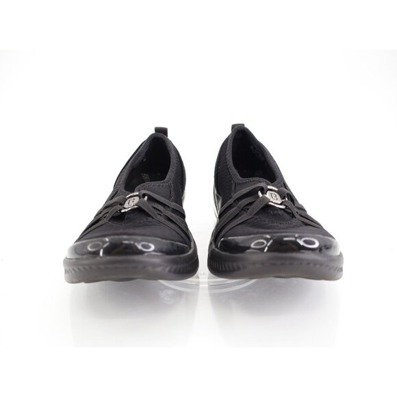 Bzees Women's Niche Slip On Flat Size 6 Black Stretch Fabric Light Shoe - Picture 2 of 12